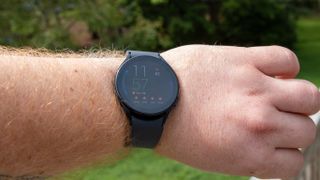 Samsung Galaxy Watch 5 outdoors on wrist