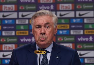 Brazil boss Carlo Ancelotti is still adapting to his new surroundings