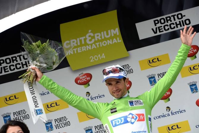Crit&eacute;rium International stage 1 winner Nacer Bouhanni (FDJ.fr) leads the points classification