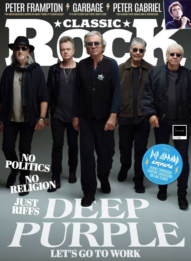 The cover of Classic Rock 355, featuring Deep Purple
