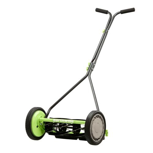 16-Inch 7-Blade Push Reel Lawn Mower