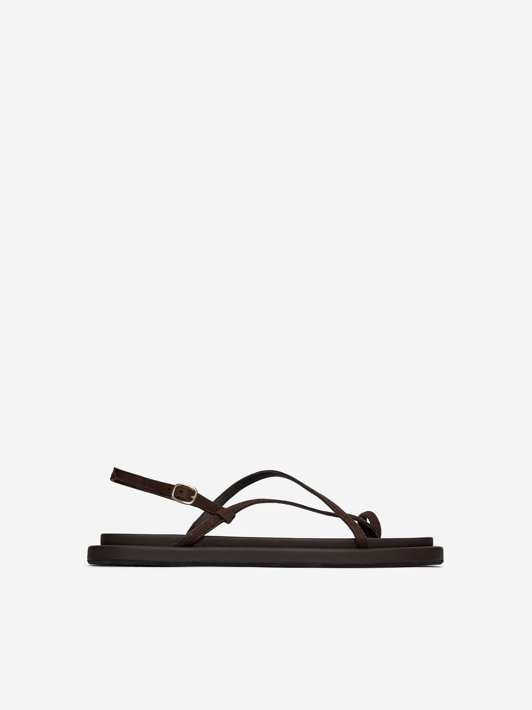 Leather Strap Sandals – Brown – Women – Arket Gb