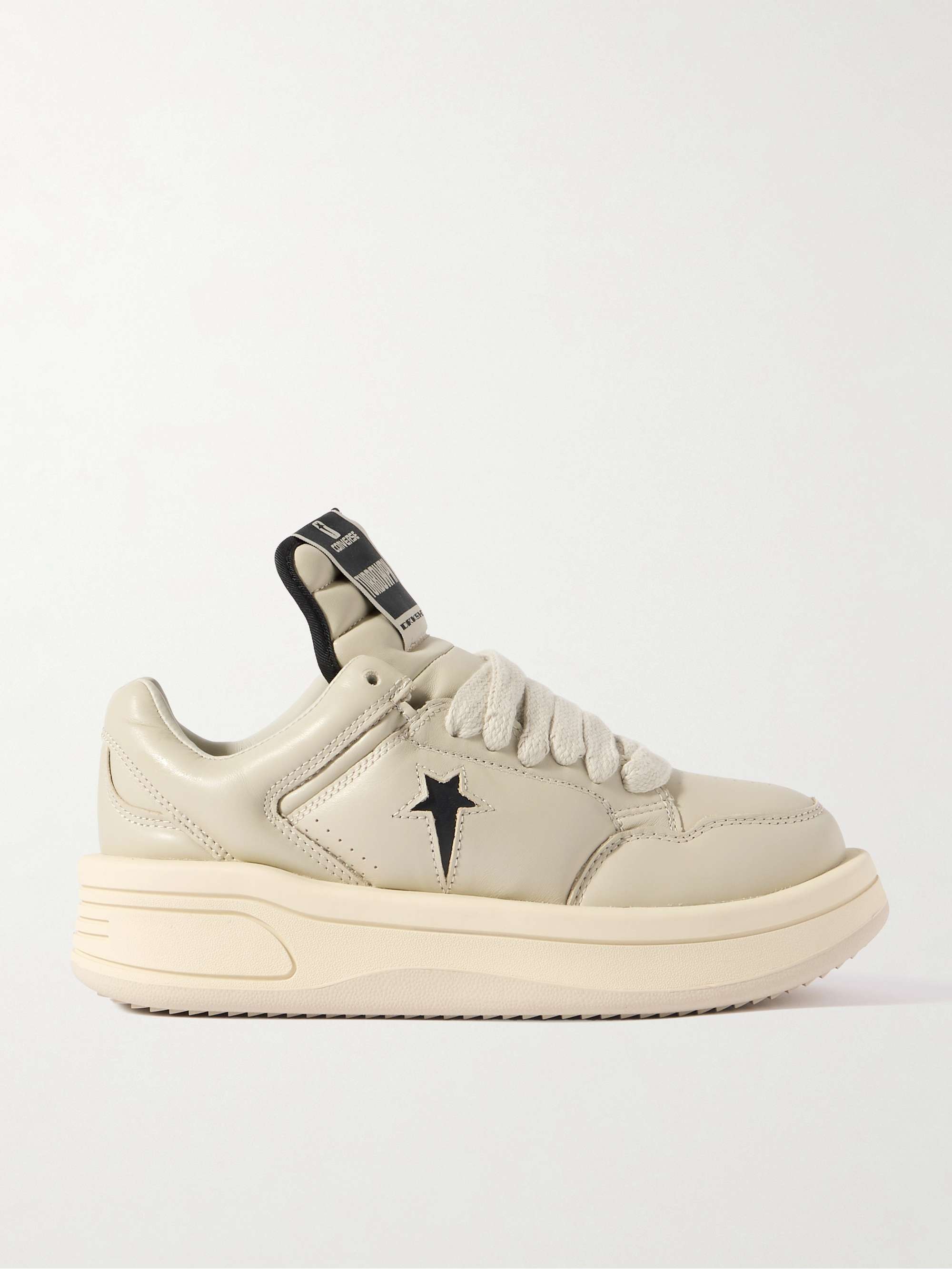 + Converse Inflated Turbowpn Leather Sneakers