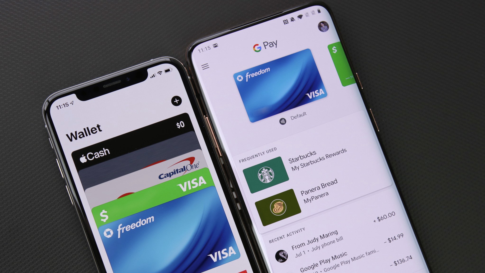 Google Pay and Apple Wallet