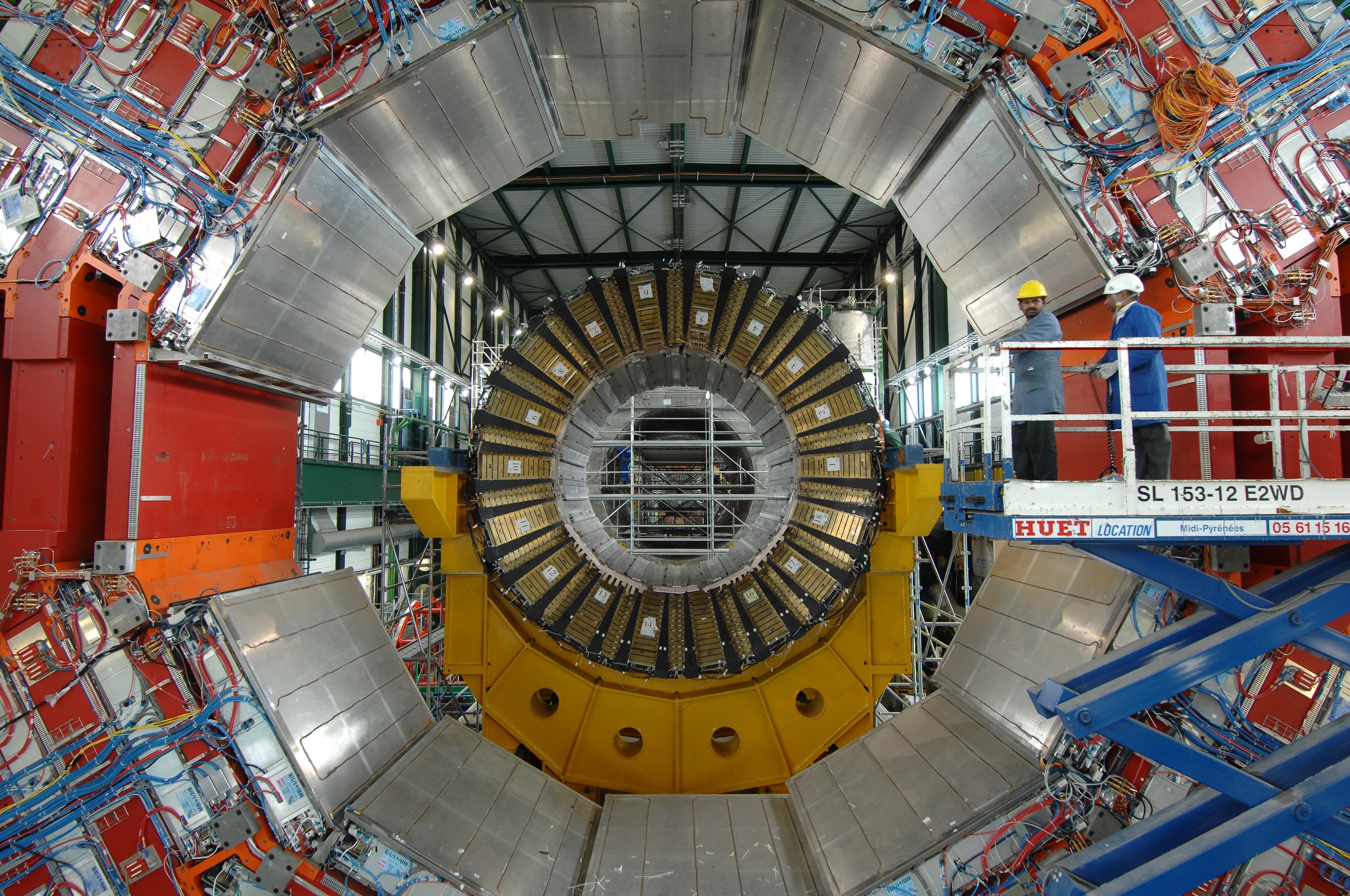 The Large Hadron Collider, Large Hadron Collider (LHC) is a particle accelerator which will probe deeper into matter than ever - This is the next step of CERN