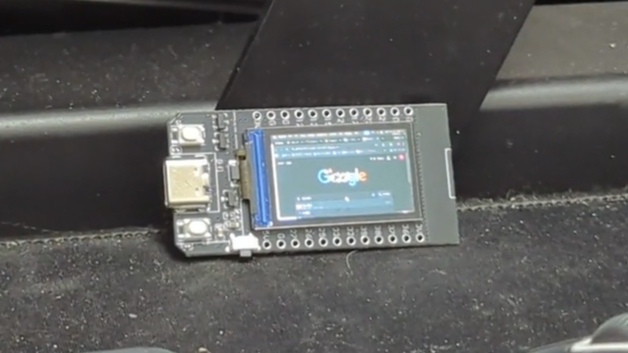 Tucker Shannon's ESP32 display monitor