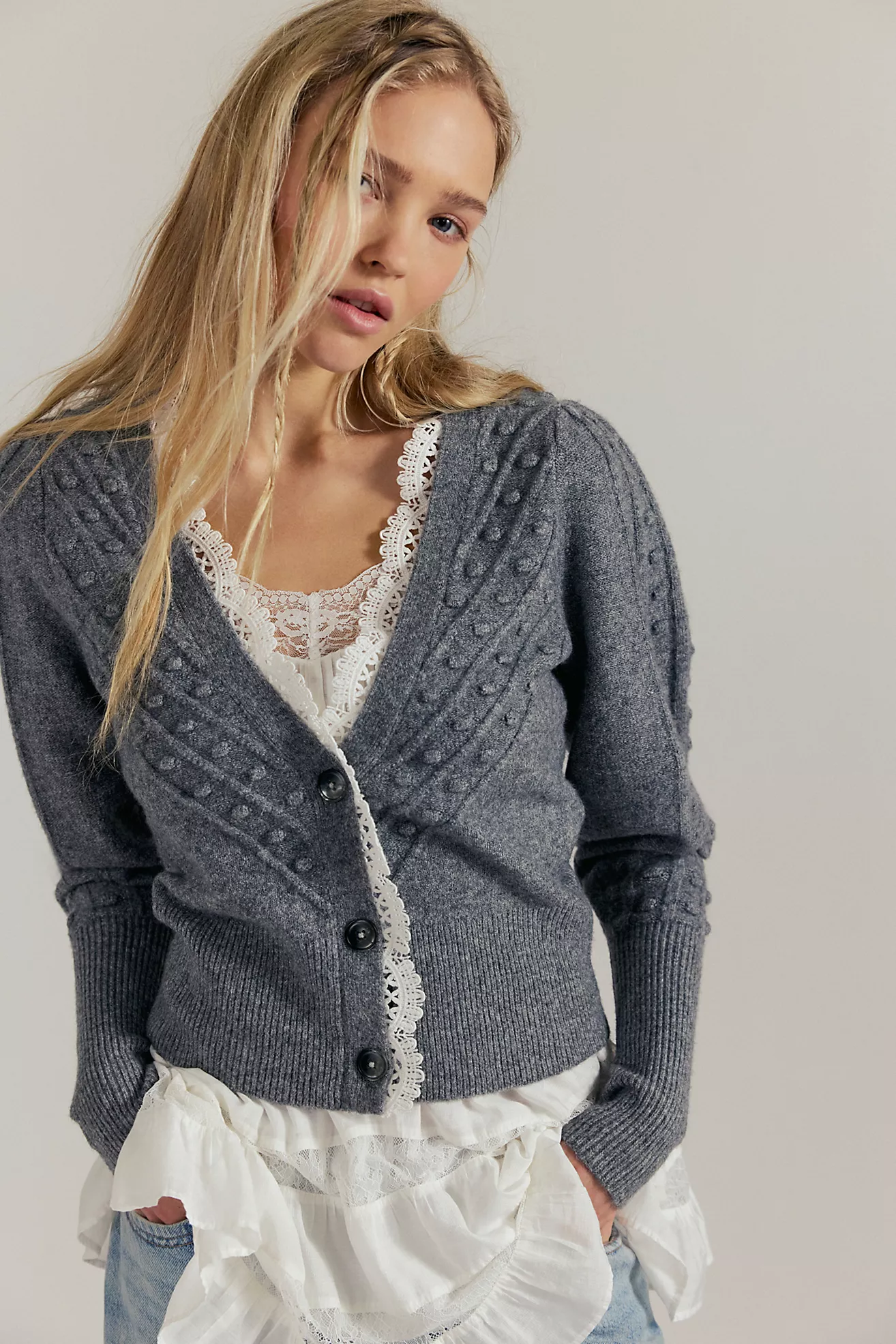 Lace Long Sleeve Cardi