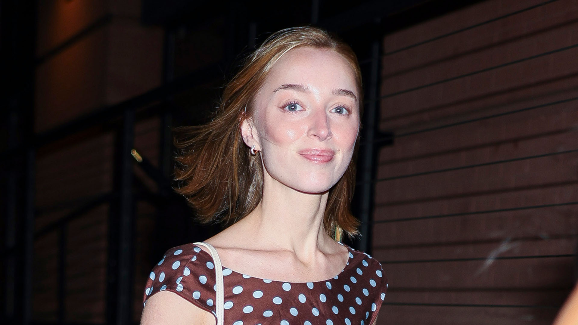 Phoebe wearing 