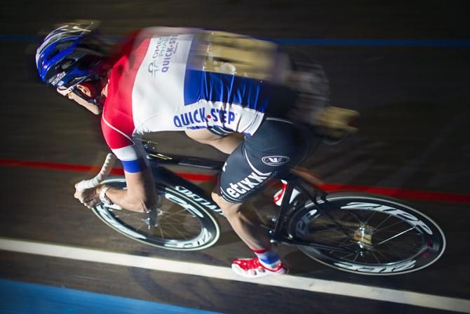 Dutch road champion Niki Terpstra is equally at home on a velodrome.