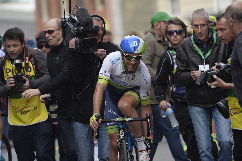 Albasini after his stage win in Romandie.