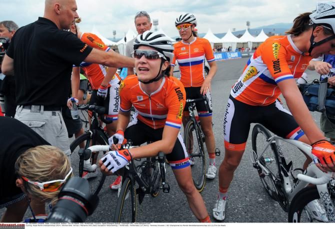 For the first time in her career, Marianne Vos (Netherlands) missed out on a medal at the Worlds