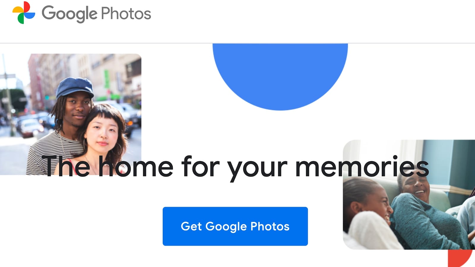 Best photo cloud storage - Google Photos' homepage
