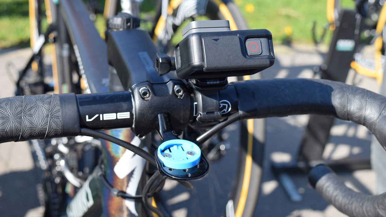 Sagan's Roubaix was equipped with a GoPro ahead of his recon ride