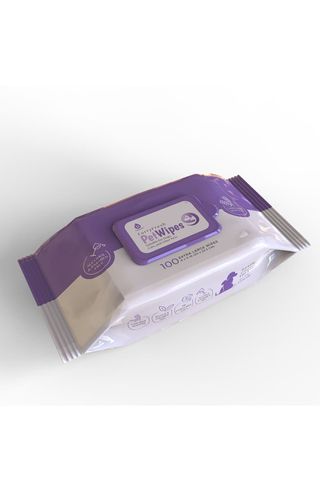 Furry Fresh Pet Wipes - Lavender Scented, 100 Extra Large Wipes