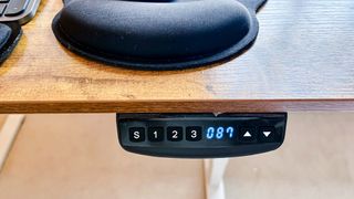 Fezibo Electric Standing Desk settings panel