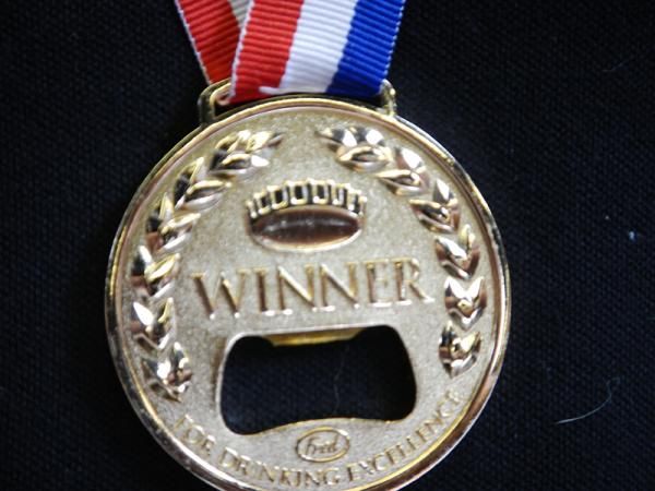 The winner's medal