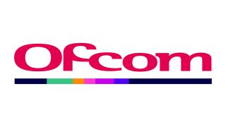 Multi-coloured Ofcom logo on white background