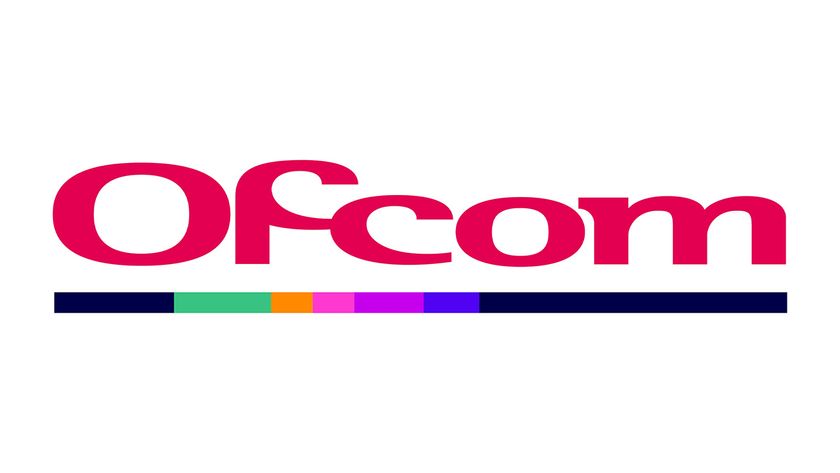 Multi-coloured Ofcom logo on white background