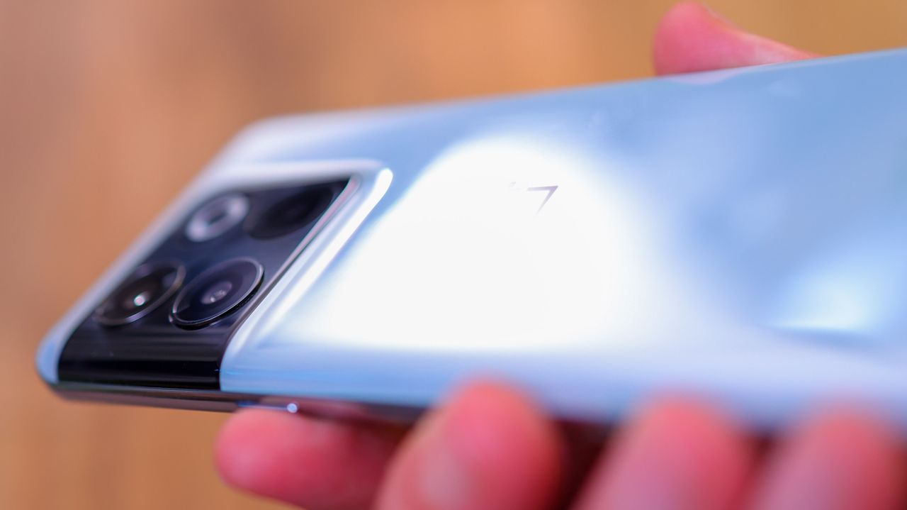 A photo of the OnePlus 10T smartphone