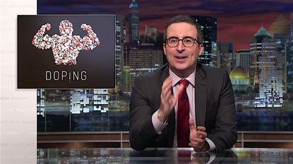 John Oliver tackles doping in professional athletics