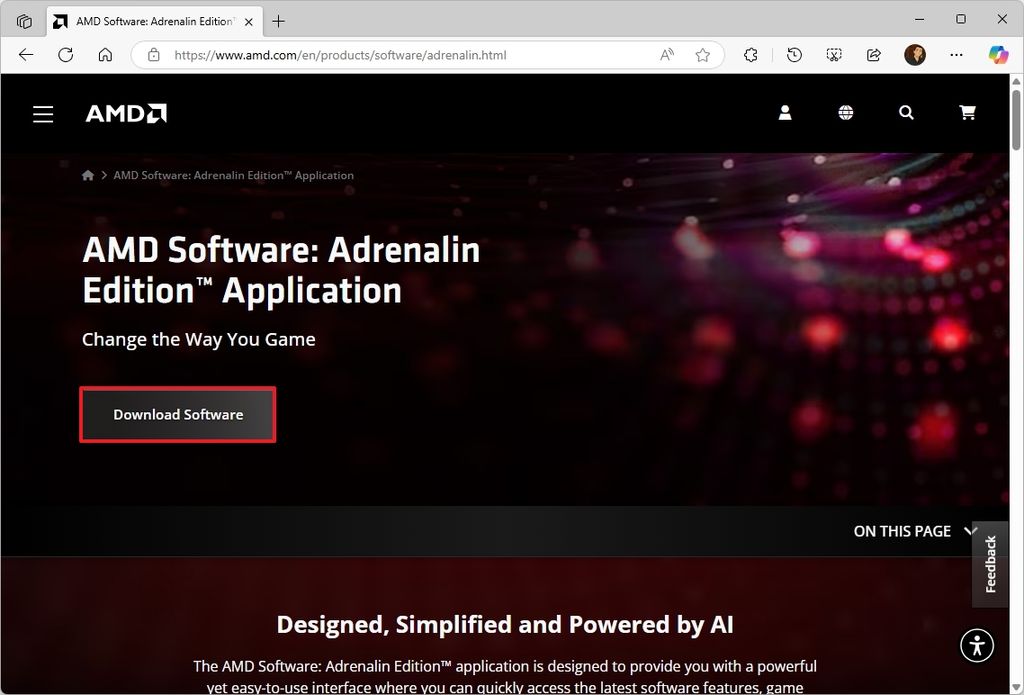 AMD GPU Adrenaline software download