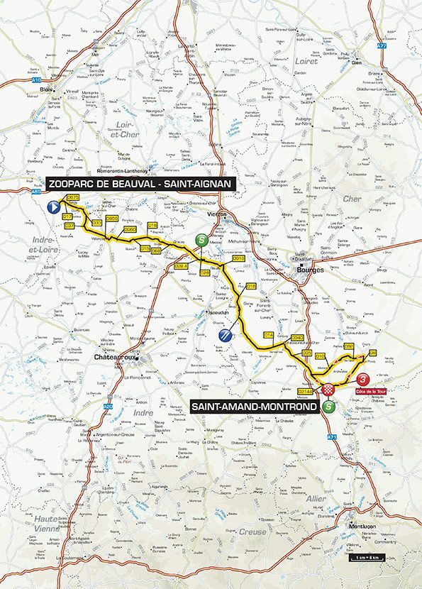 Paris - Nice - Stage 2 Map