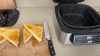 I LOVE Ninja AG301 Foodi 5-in1 Indoor Grill with Air Fryer REVIEW Makes  Great Hamburgers 