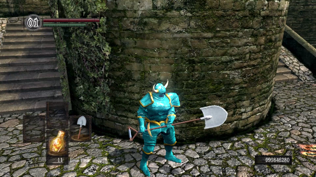 The Dark Souls-Shovel Knight crossover mod is out now, new trailer