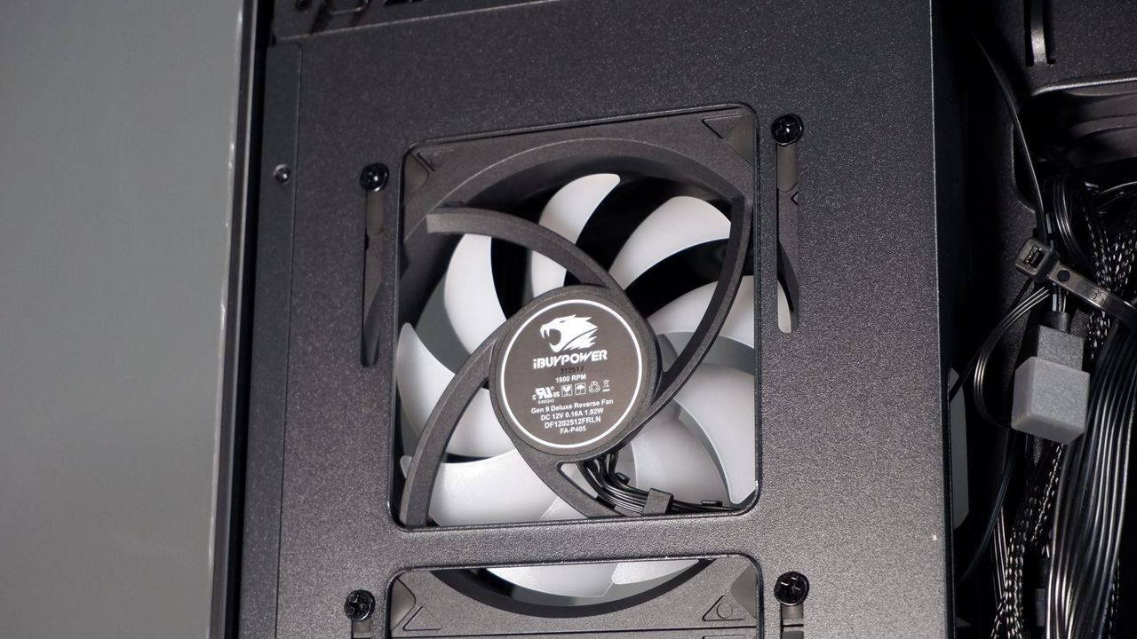 iBuyPower RDY Element 9 Pro R07 on a desk during the set-up process.