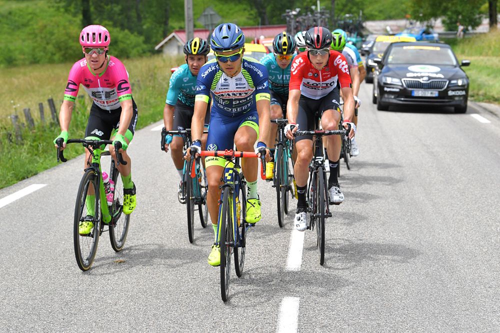 The breakaway during stage 4 at Criterium du Dauphine