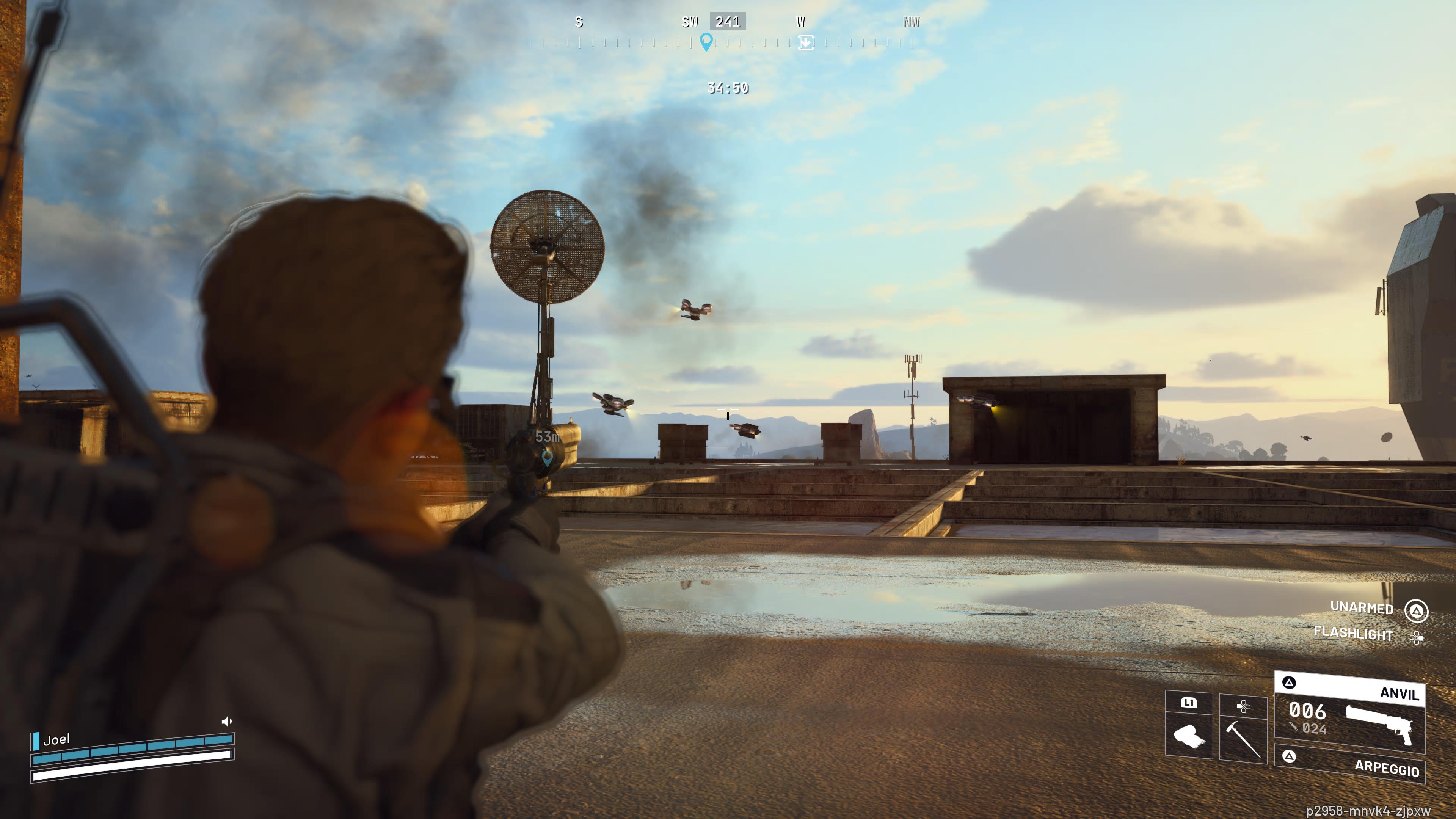 A player fights a trio of hornets in Arc Raiders