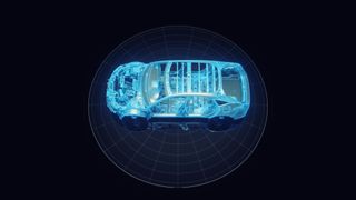 An image of a digital twin of a car