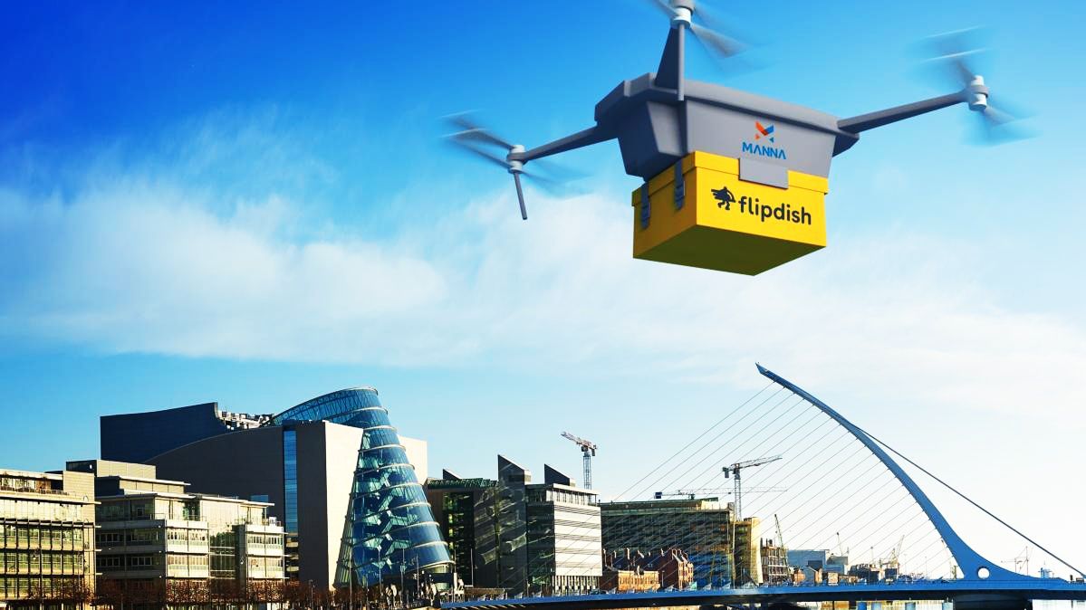 Manna 5G drone delivery.