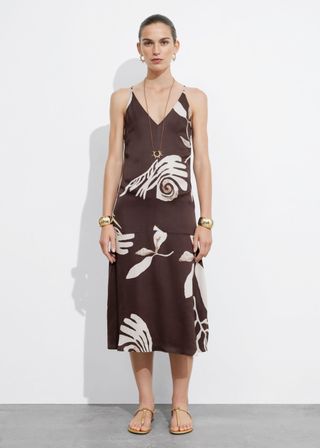 Halterneck Midi Dress