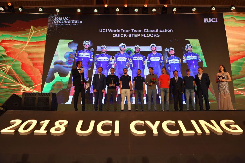 Quick-Step Floors won the 2018 WorldTour teams classification