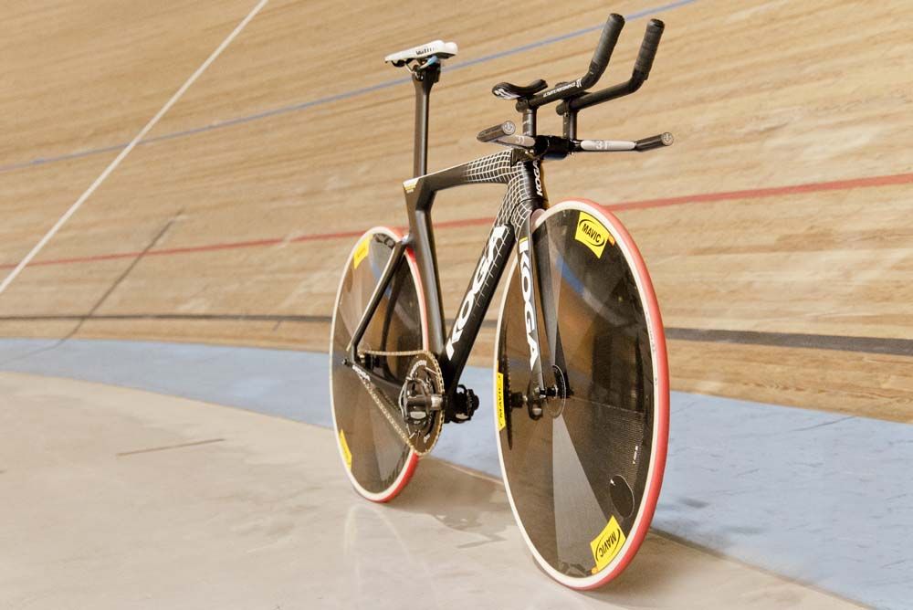 Thomas Dekker's Hour Record Koga TeeTeeTrack bike