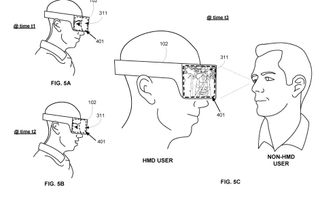 Patents for headmounted displays from Sony