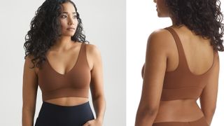 bralette to help with back fat, wide band bra