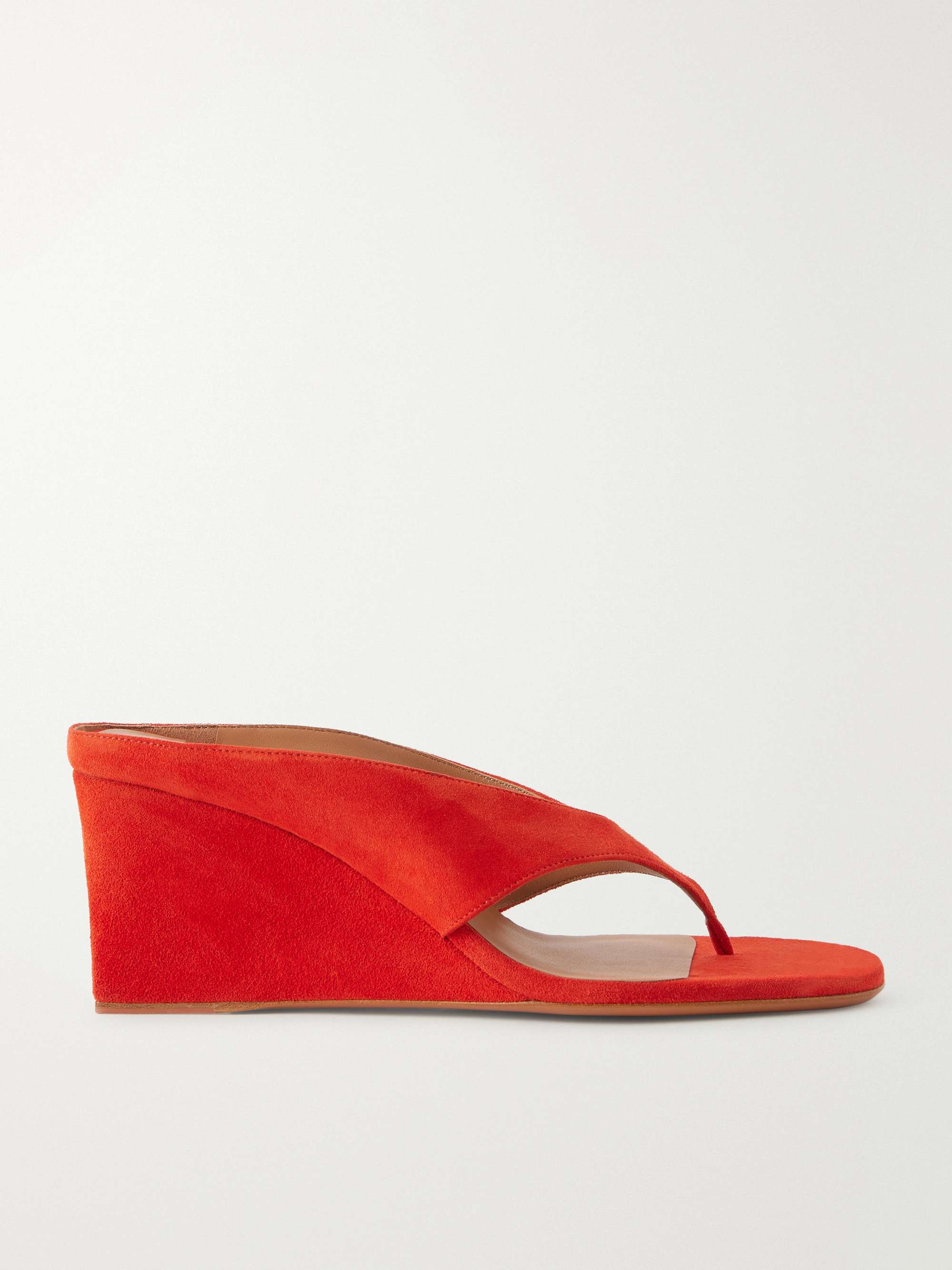 Tong 75 Suede Wedge Sandals