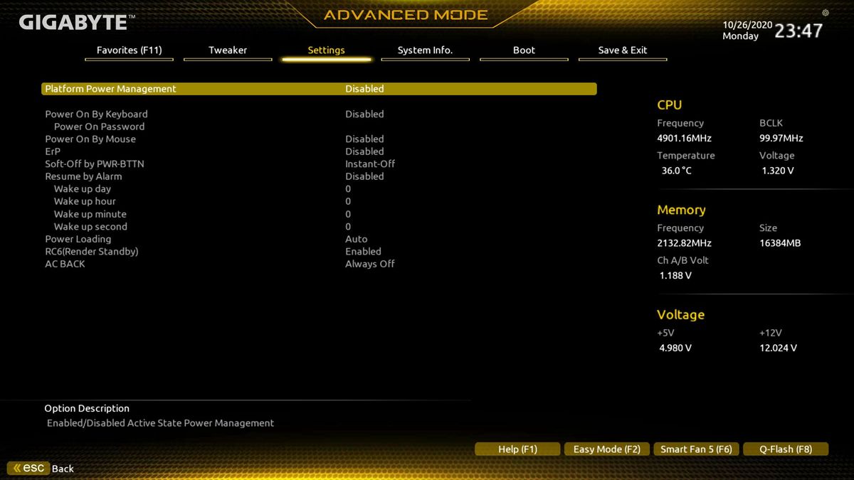 Gigabyte Z490M Gaming X BIOS