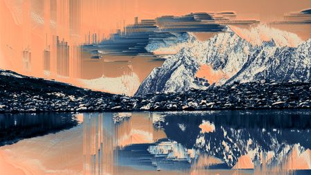 Mnot Abcln A, from the Mountain Tour series (2010), by Kim Asendorf; Generative Art