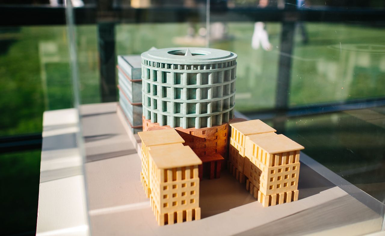 Architectural model of a building