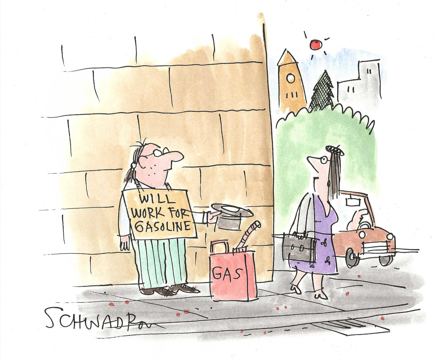 Political cartoon