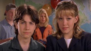 Adam Lamberg and Hilary Duff as Gordo and Lizzie on Lizzie McGuire
