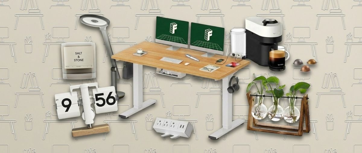 I've spent 10-years working from home - here are 19 curated items for a perfect white minimalist home office