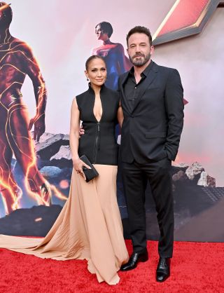 Ben Affleck and JLo at the premiere of The Flash