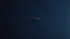 Jennifer M. captured this photo of a fireball in Earth's skies from Phelan, California on April 2, 2024 and forwarded it to the American Meteor Society. The fireball was caused by the reentry of China's Shenzhou 15 orbital module, experts say.