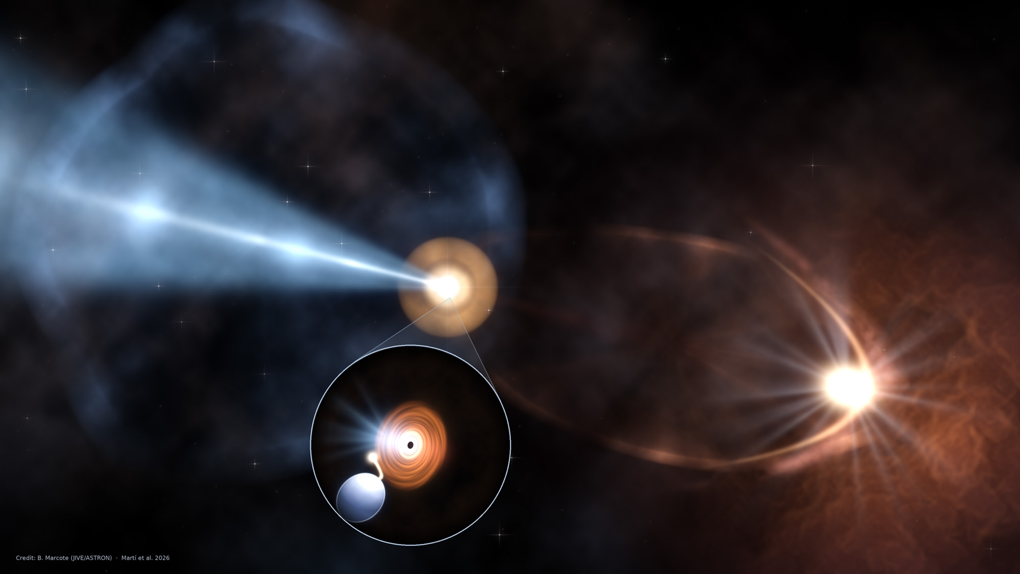 An image of a glowing ball of light against a dark background
