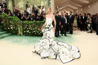 Gigi Hadid attends The 2024 Met Gala Celebrating "Sleeping Beauties: Reawakening Fashion" at The Metropolitan Museum of Art on May 06, 2024 in New York City.