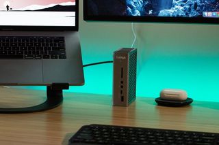CalDigit TS3 Plus On Desk Closer